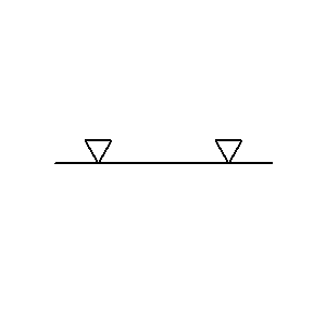Symbol: lights - track mounted light fixture