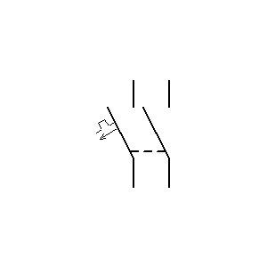 Symbol: wyłączniki nadprądowe - wyłącznik nadprądowy 1P+N – wariant 3