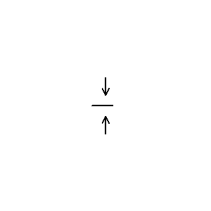Symbol: inne części - iskiernik z dwiema elektrodami