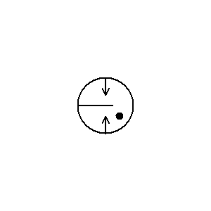 Symbol: inne części - symetryczna lampka bezpiecznikowa