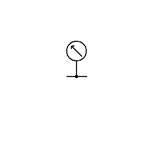 Symbol: air conditioning - pressure measurement
