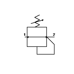 Symbol: klimatyzacja - Zawór redukcyjny