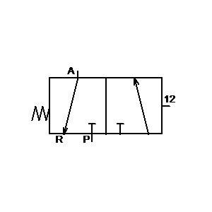 Symbol: klimatyzacja - Zawór 2-3