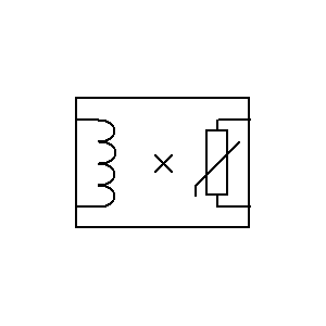 Symbol: inne części - komponent ze sprzężeniem magnetycznym