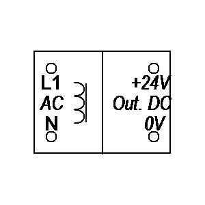 Symbol: inne części - Źródło AC-DC