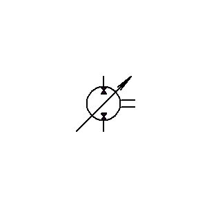 Symbol: generator-silnik - REGULUJĄCY DWUKIERUNKOWY GENERATOR-SILNIK
